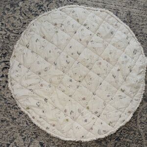 Quilted Kids Play Mat - Cream
